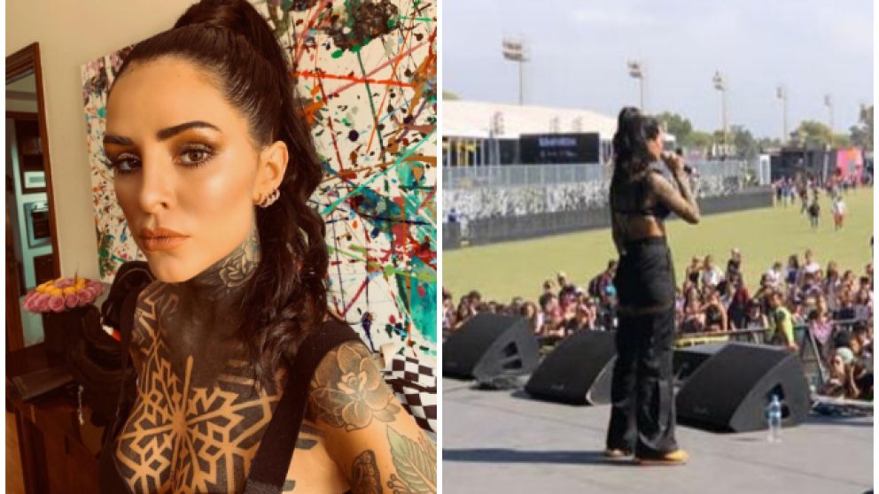 Lelé se presentó en el popular festival de música.