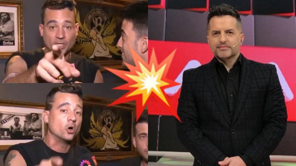 El cantante apuntó contra el periodista.