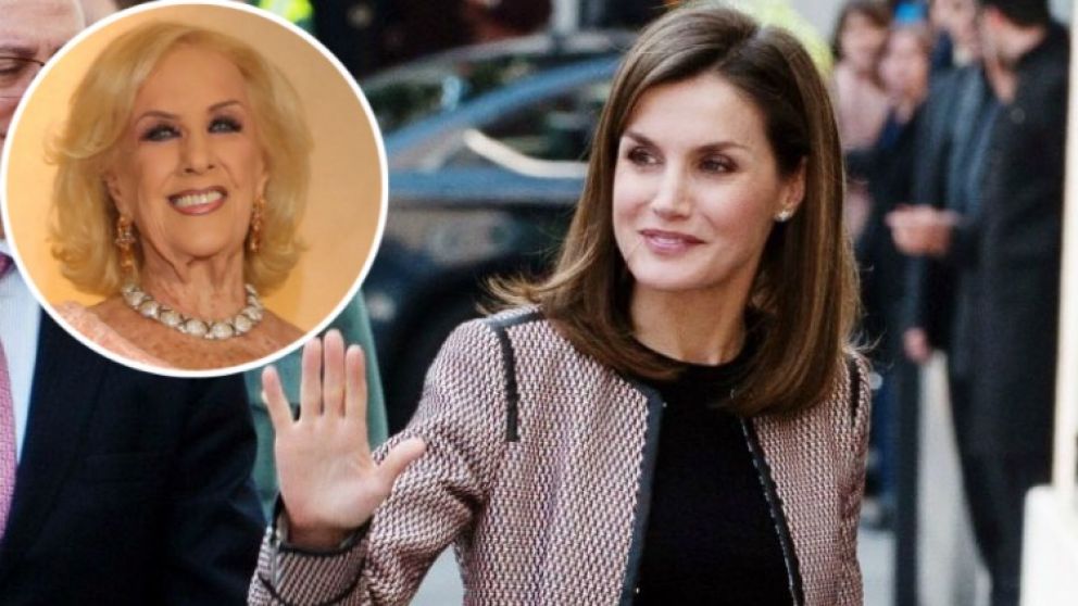 La reina Letizia pidi� conocer a Mirtha Legrand. 