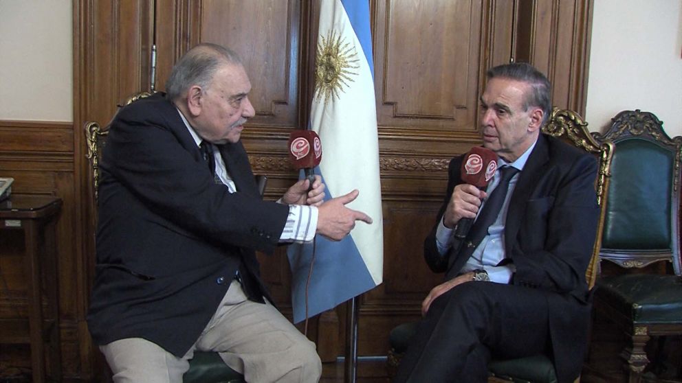 Di Sandro le realizó una entrevista exclusiva a Pichetto.