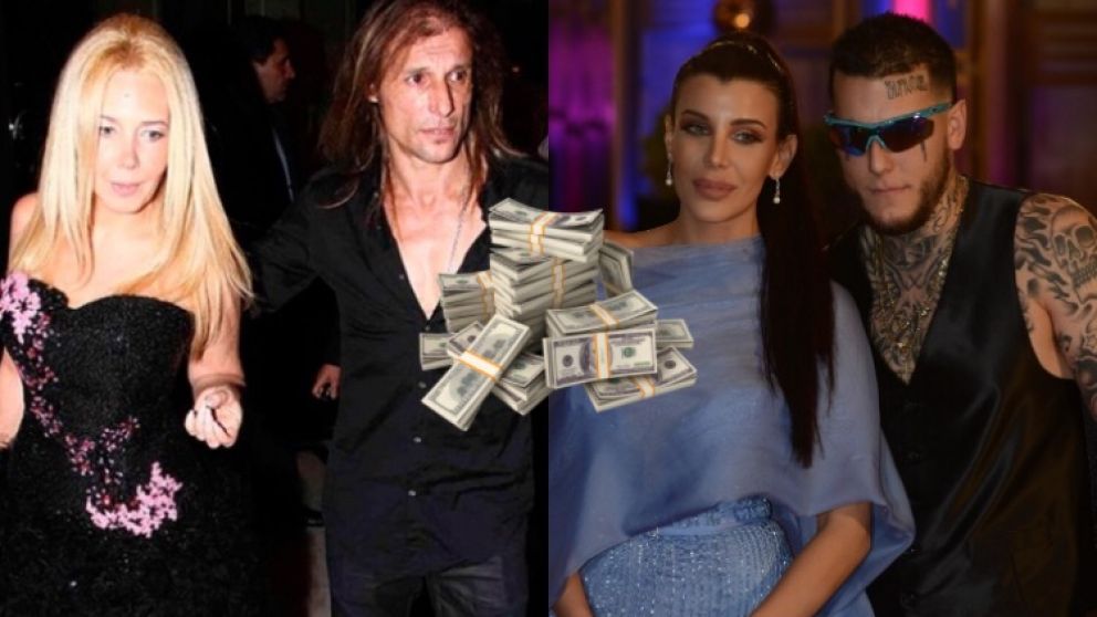 Los Caniggia, en graves problemas financieros.