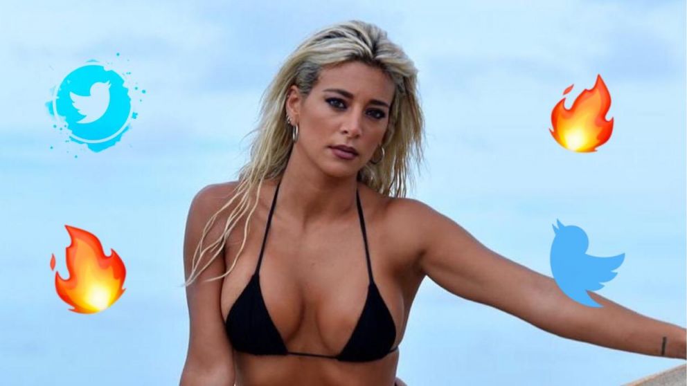 La rubia, encendida en las redes.