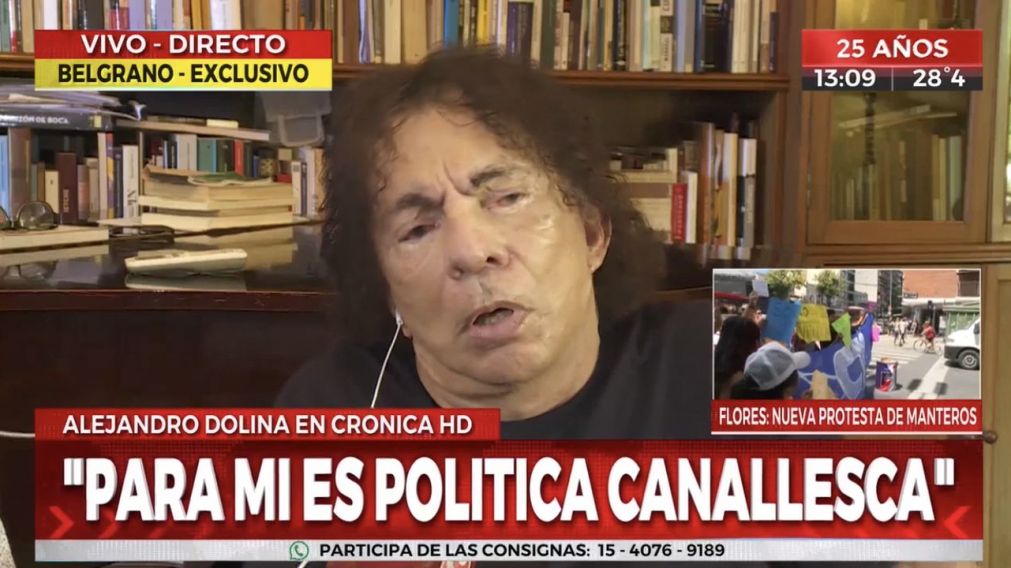 Alejandro Dolina, en exclusiva por Crónica HD.