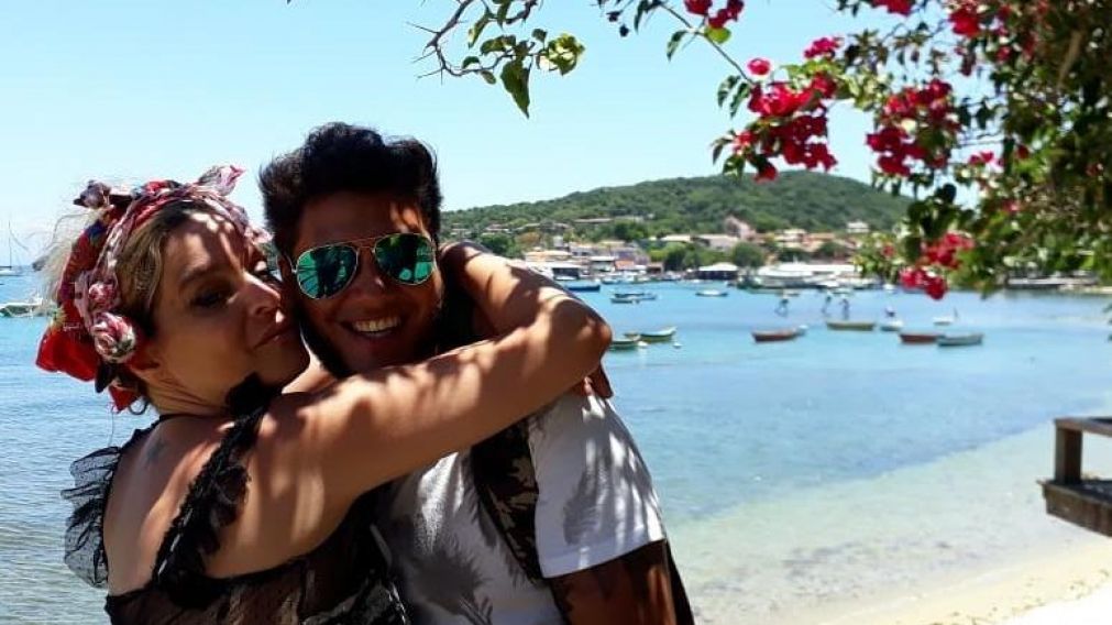 El romántico viaje de Leticia Brédice y su novio.