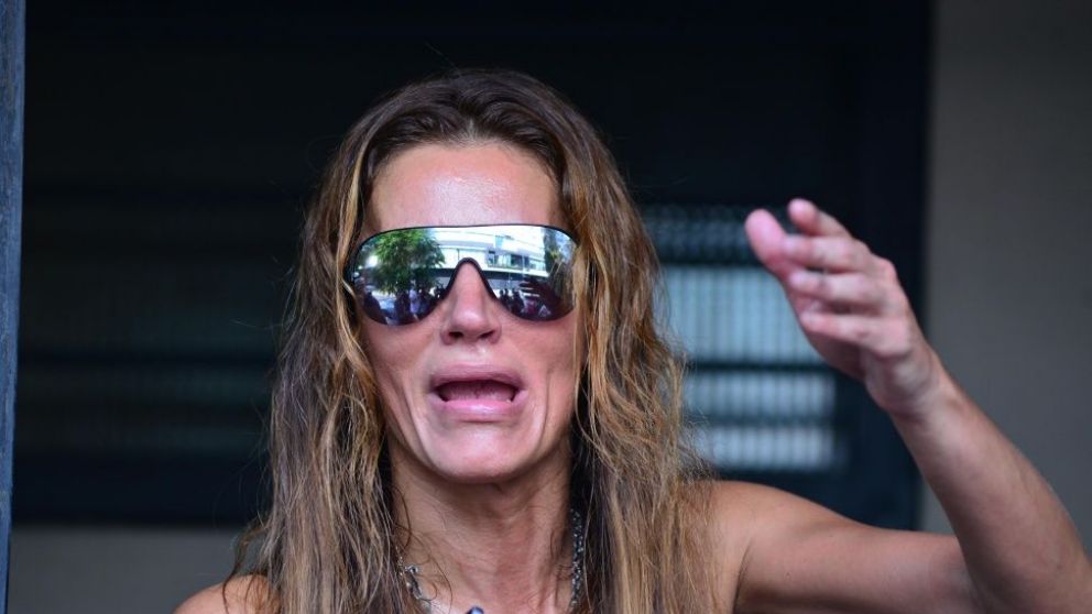 Natacha, internada y medicada.