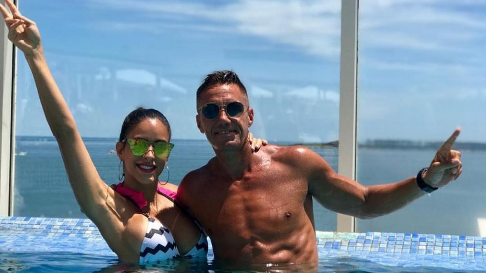 La pareja disfrut� de un mini descanso en Punta del Este.