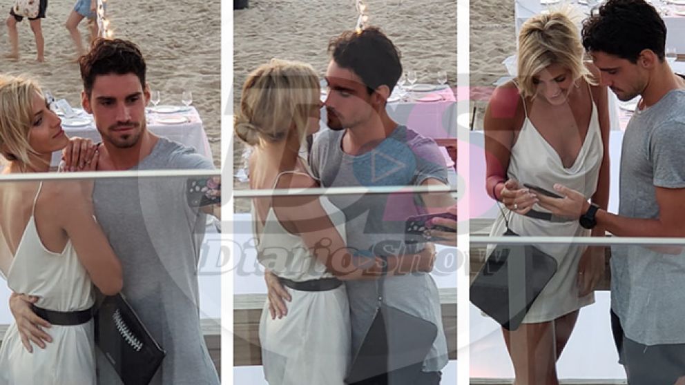 DiarioShow.com encontró a Cande y su novio, Nicolás Maccari, a los besos.