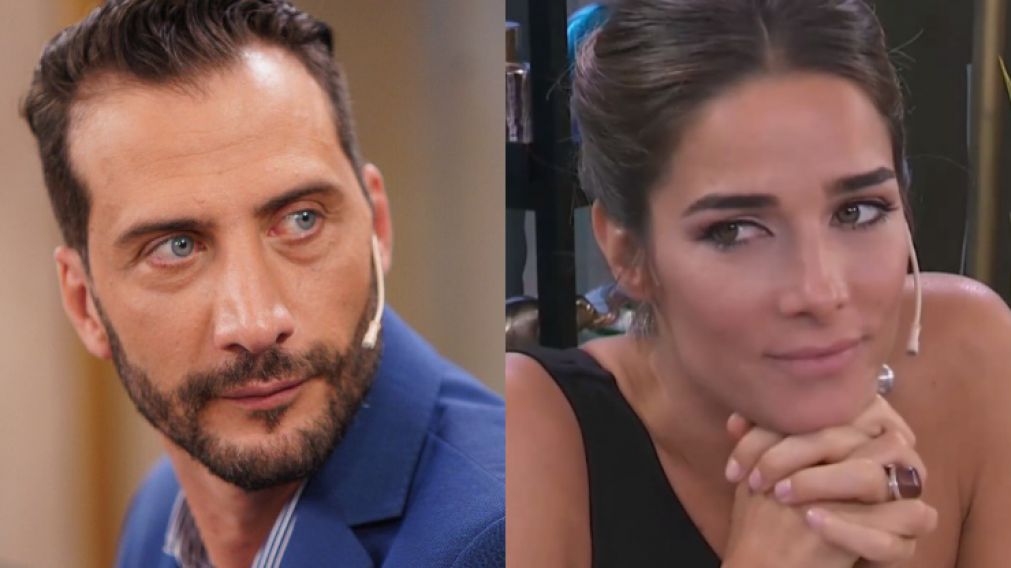 Luciano C�ceres cont� su verdad, ante la atenta mirada de Juanita Viale. 