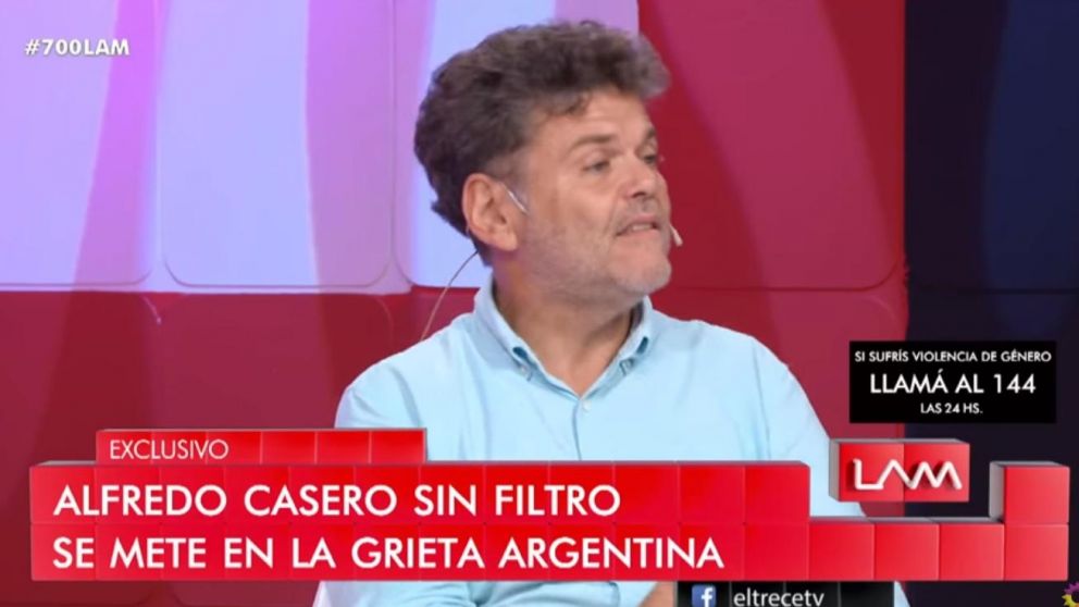 Alfredo Casero, polémico con la denuncia de Thelma Fardín.
