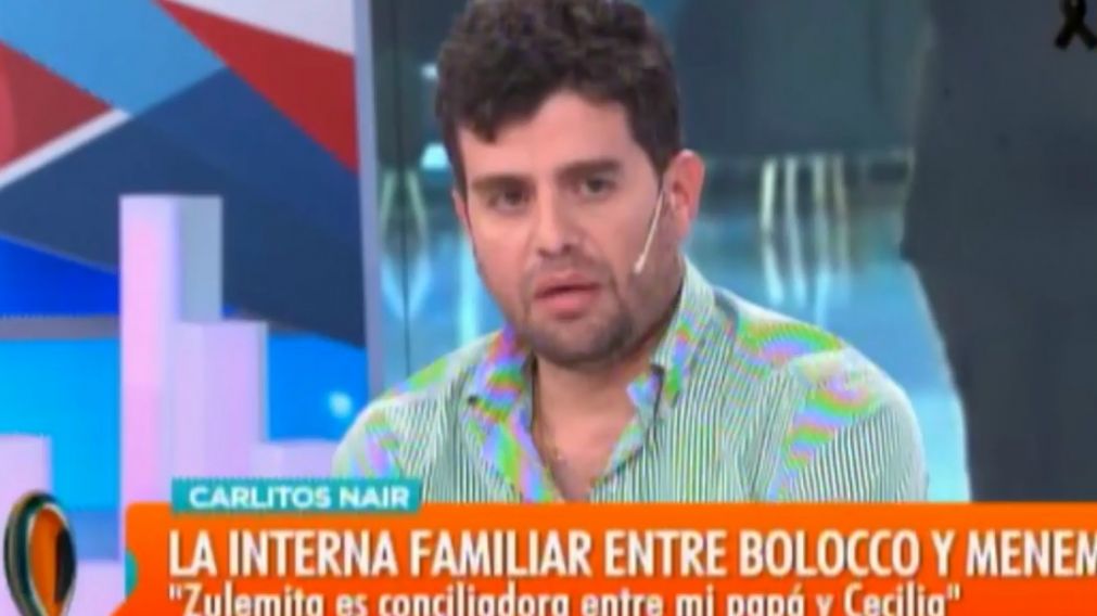 La interna familiar entre los Menem y los Bolocco.