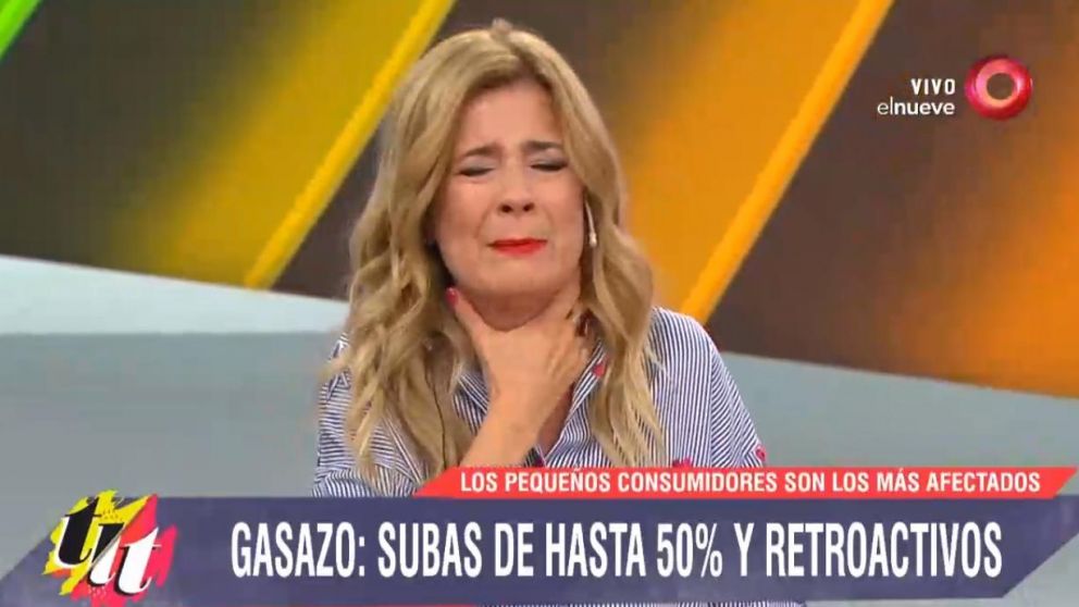 Mercedes Ninci, angustiada.