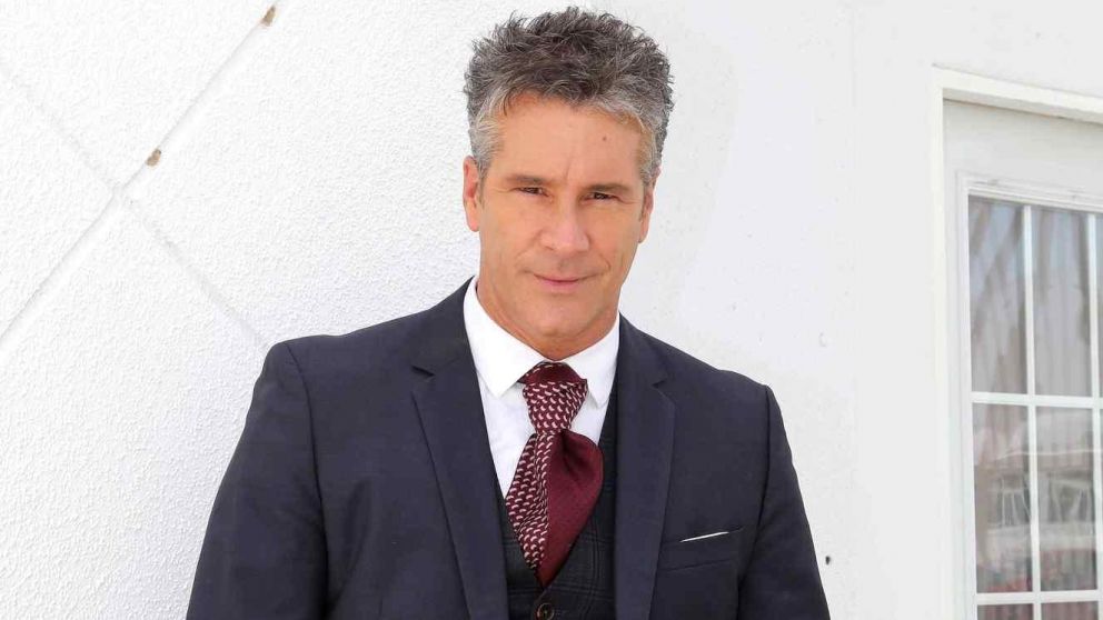 El actor prendido fuego.