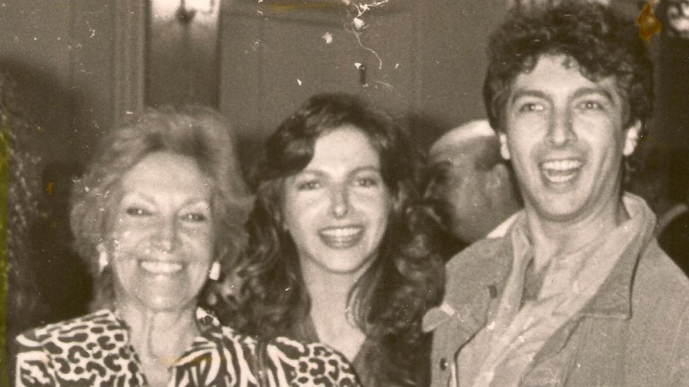 Renée Roxana, junto a sus hijos (Archivo Crónica)