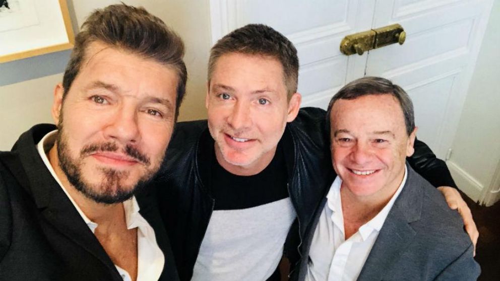 Tinelli, Adrián Suar y Pablo Codevilla