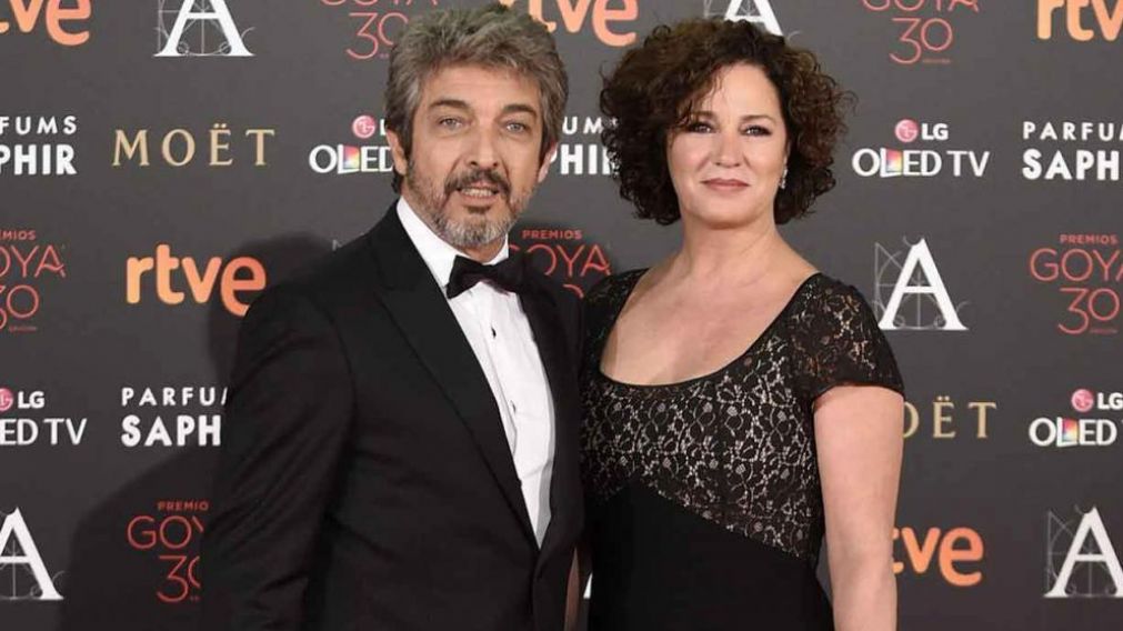 Florencia, con los tapones de punta, defendió a su pareja.