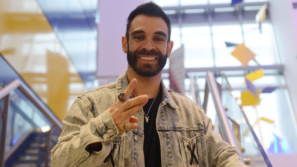 Wolfine, fanático de Maradona (Hernán Nersesian - Diario Crónica)