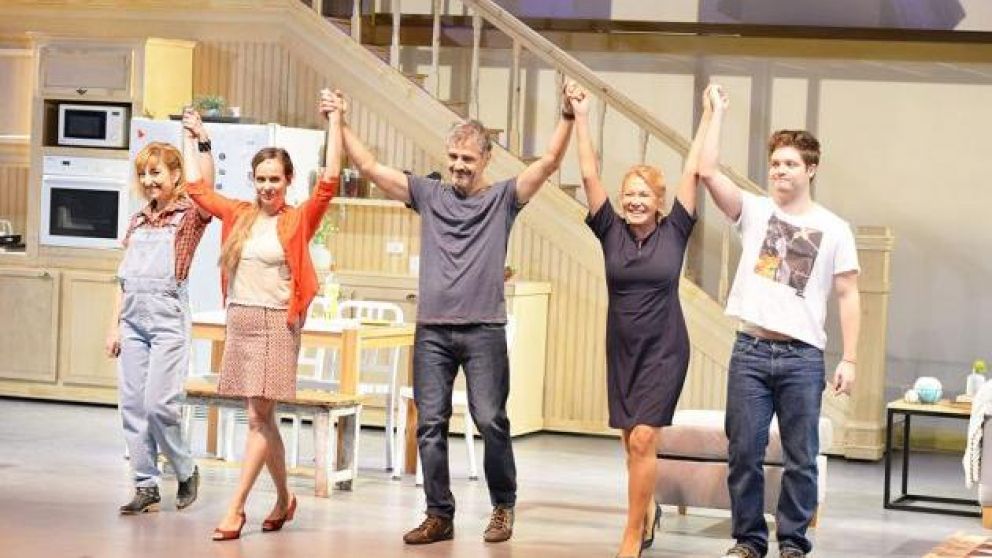 Dos grandes actores vieron la obra.