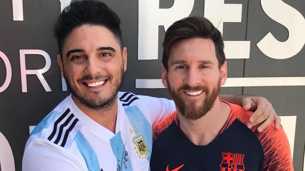 El saludo de Messi a Cr�nica TV