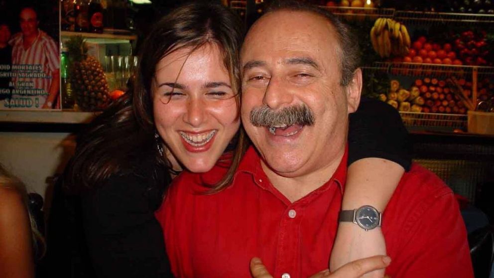 Malena y su papá Jorge Guinzburg