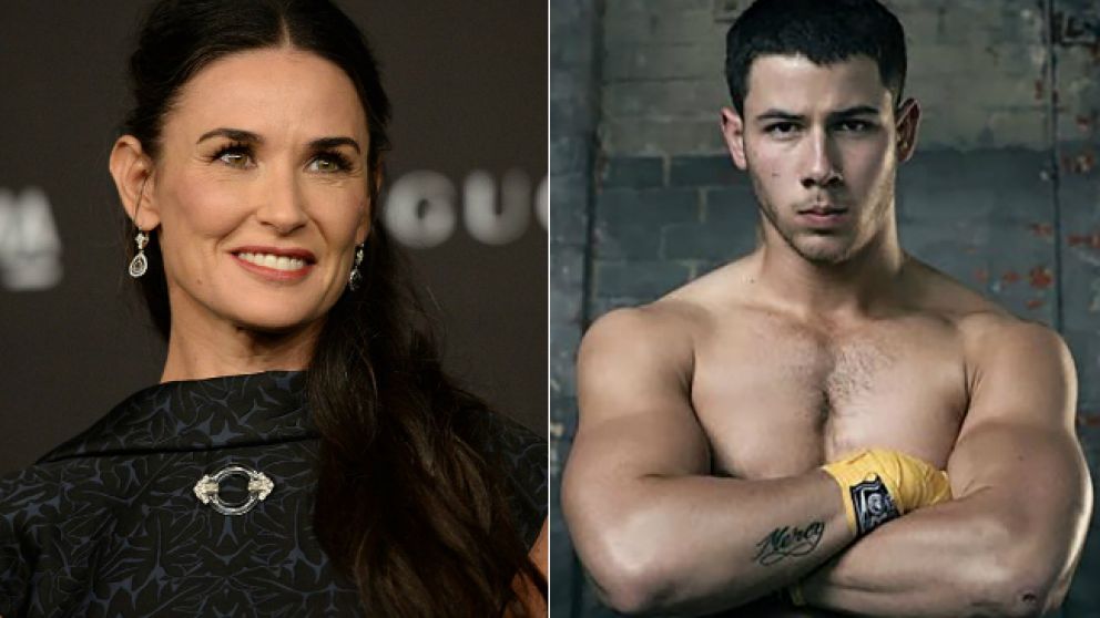 Demi Moore, muy cerca de Nick Jonas
