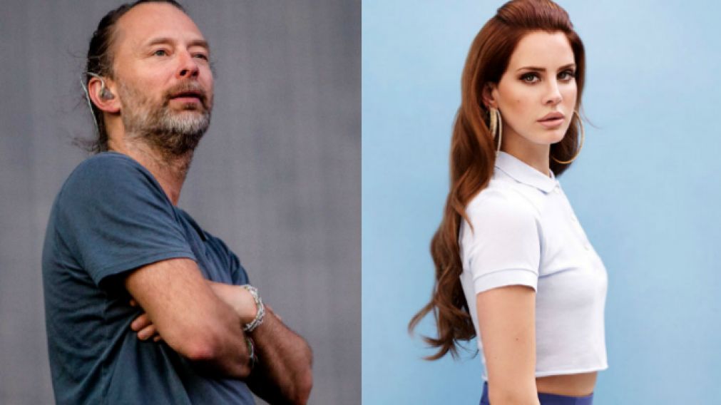 Thom Yorke, l�der de Radiohead, y Lana del Rey