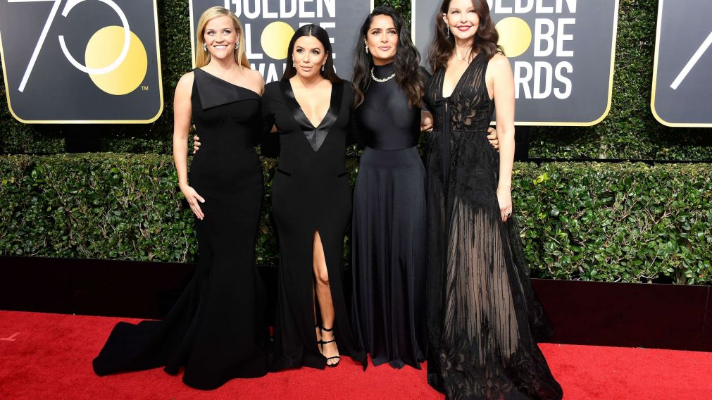 Negro fue el "dress code" de la campaña "Time's Up"