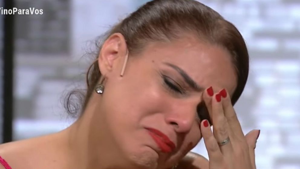 Marina Calabró lloró por su papá