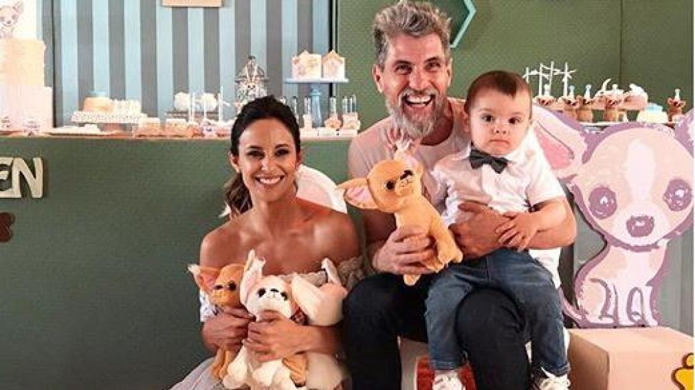 Lourdes y El Chato festejaron el primer año de su hijo