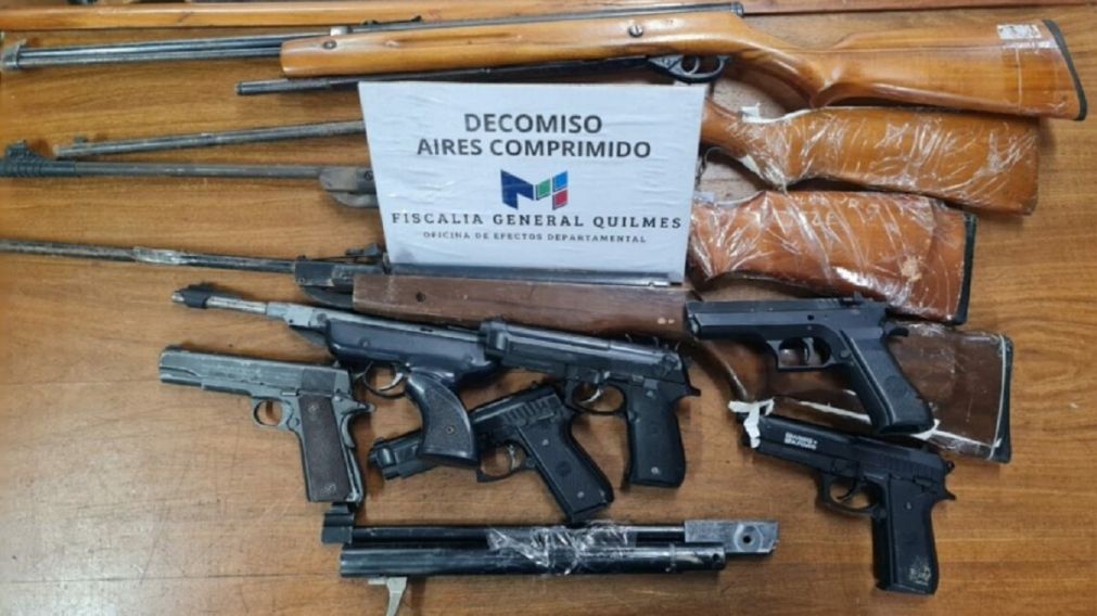 Avanza el plan de desarme: decomisaron 745 armas en el Departamento Judicial de Quilmes