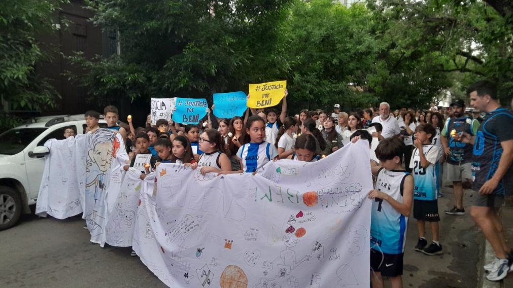 Marcha por Benicio: piden justicia y mayor seguridad en los espacios deportivos