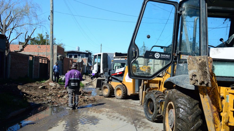 Tormenta de Santa Rosa: el municipio de Quilmes refuerza tareas preventivas