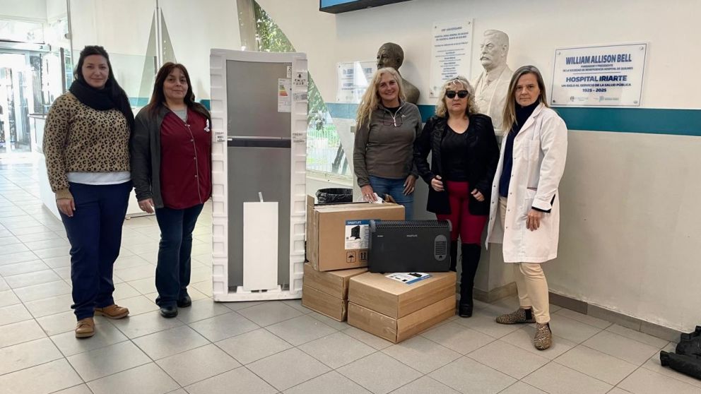 Cooperadora del Hospital de Quilmes y colegio San Jos� unidos por la salud: entregaron equipamiento para sala de partos y hemoterapia