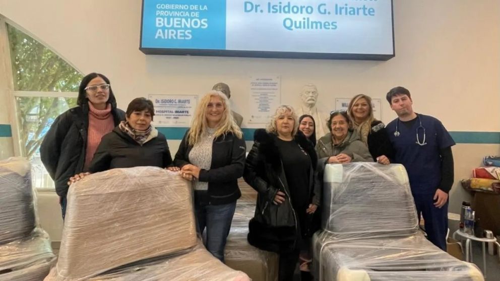 La Cooperadora del Hospital de Quilmes donó sillones para Pediatría