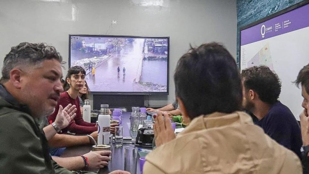 Cayeron m�s de 80 mil�metros en horas: Quilmes activa plan de contingencia ante el temporal