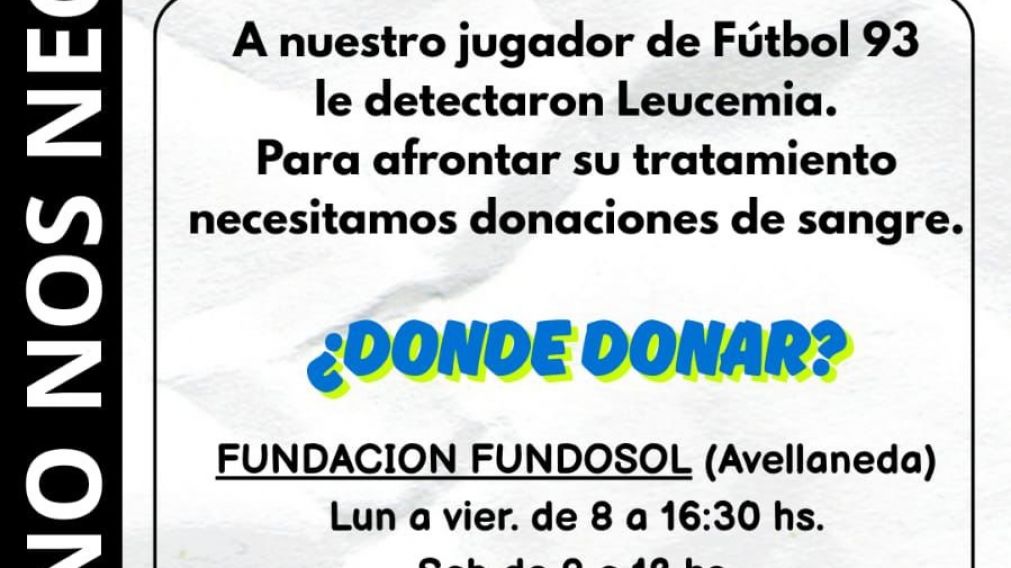 Urgente pedido de donaci�n de sangre para Bruno, joven a quien le detectaron leucemia: c�mo colaborar