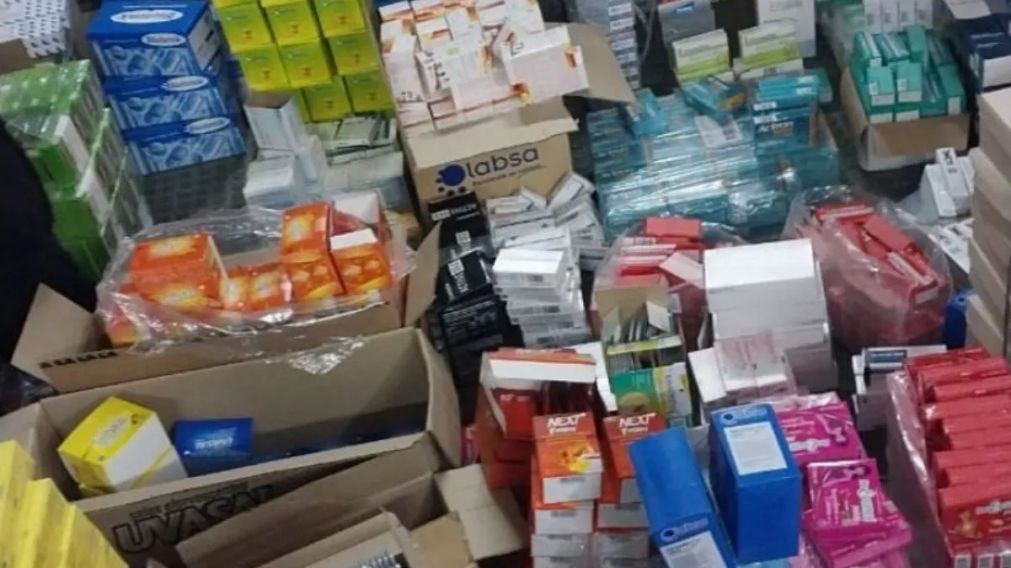 Con apoyo de Quilmes, Prefectura desmanteló un depósito de medicamentos ilegales