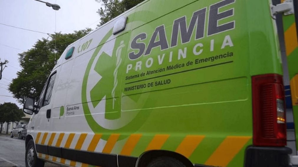 El SAME llegó al lugar tras el llamado de los vecinos.