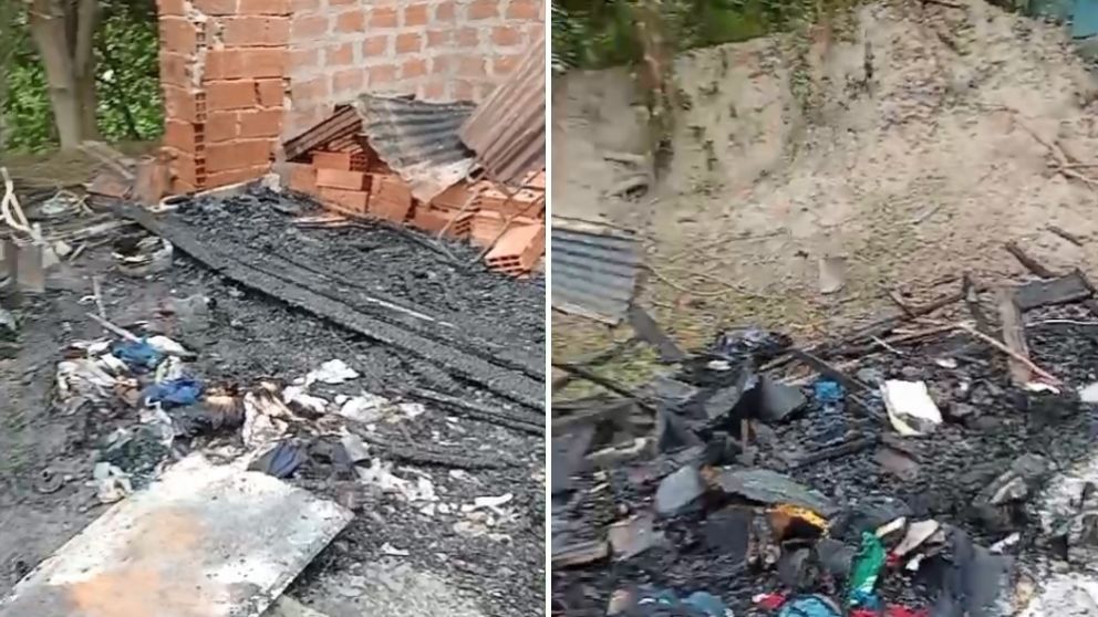 Ayuda solidaria: una vecina de Berazategui perdió todo tras un incendio en su vivienda