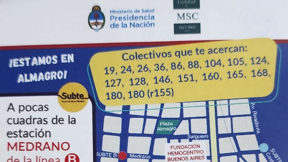 Urgente: solicitan dadores de sangre para una mujer que se encuentra en terapia intensiva