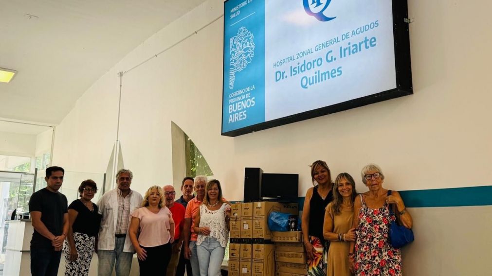 Refuerzan el sistema del Hospital de Quilmes con una importante donación