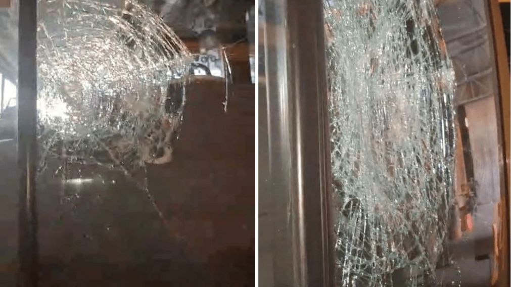 Terror: atacaron a un colectivo a piedrazos y casi provoca una tragedia