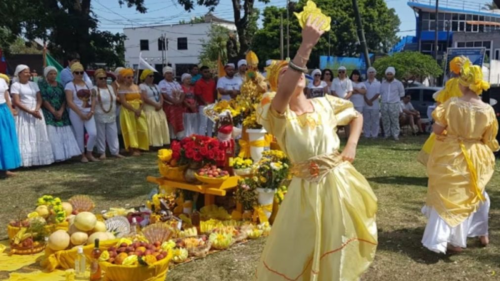Devotos de Oxum celebraron el 8 de diciembre en las costas del Río de la Plata