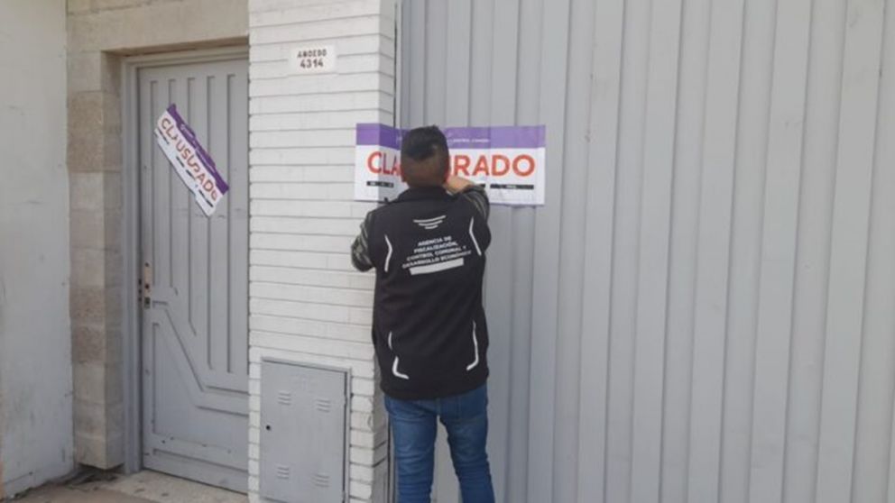 Varios comercios, clausurados: en uno vend�an electrodom�sticos de manera clandestina