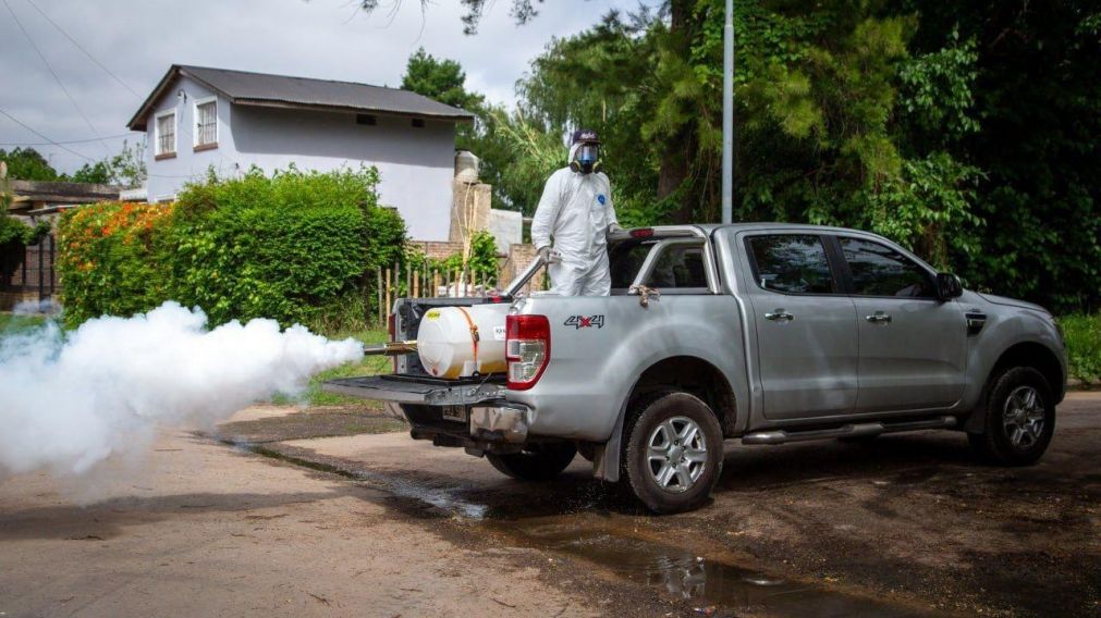 Dengue: operativo de fumigaci�n