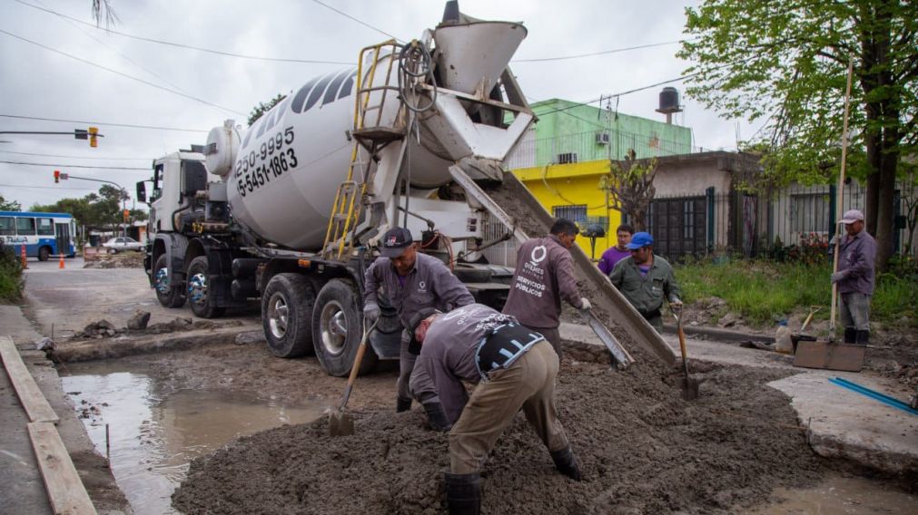 Trabajos de bacheo en Quilmes: dónde se realizan