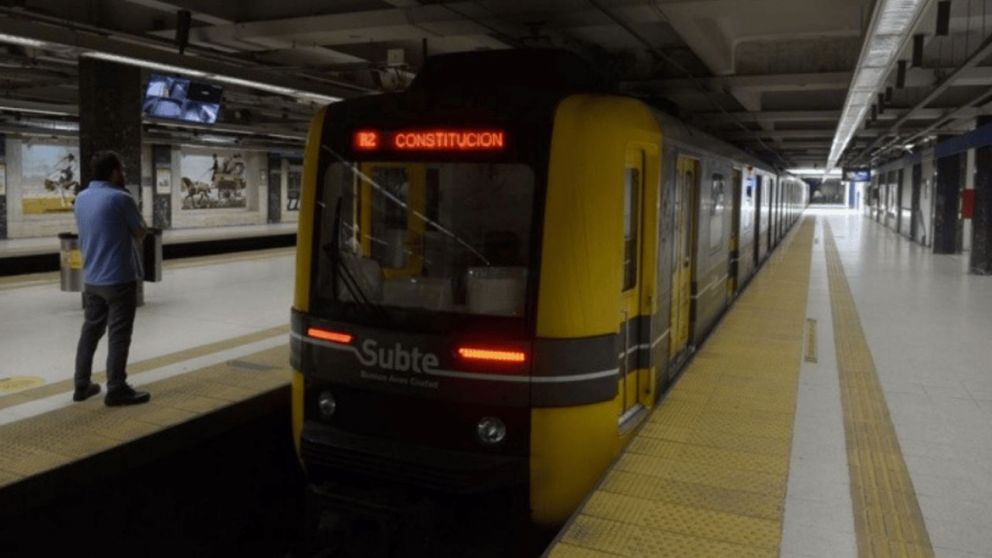 La Línea C del Subte interrumpida por medida de fuerza gremial.