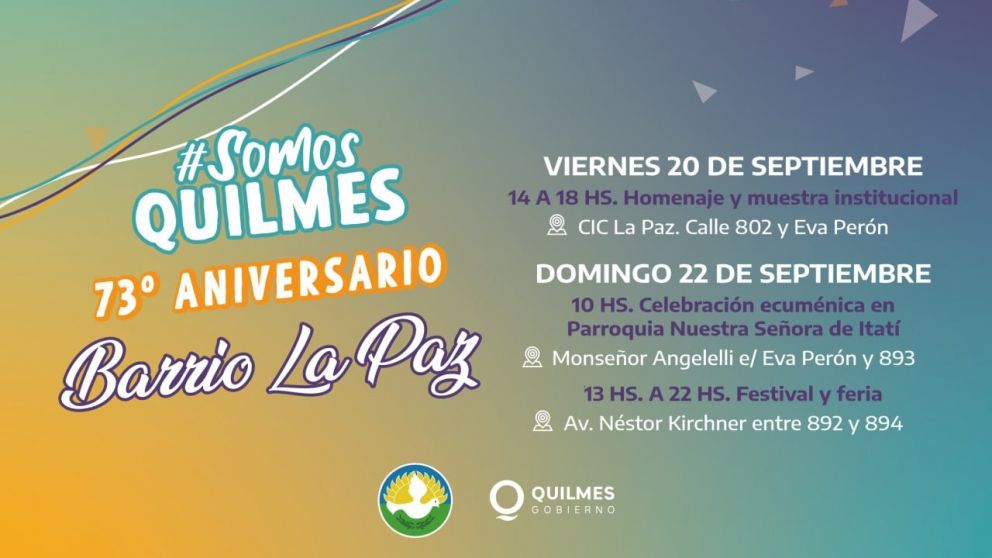 Aniversario del barrio La Paz: los detalles de los festejos