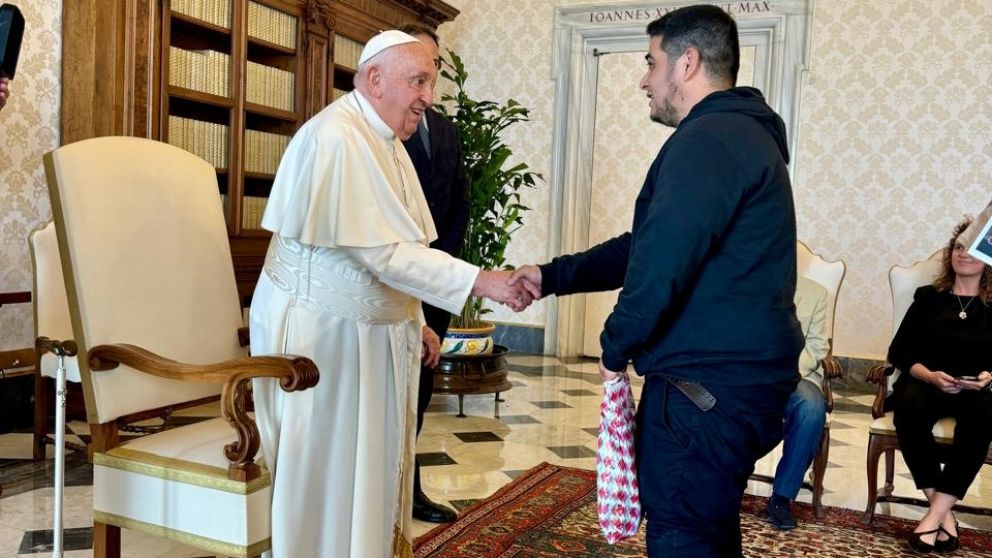 Encuentro de la CGT con el Papa: "Nos dijo que no bajemos los brazos"