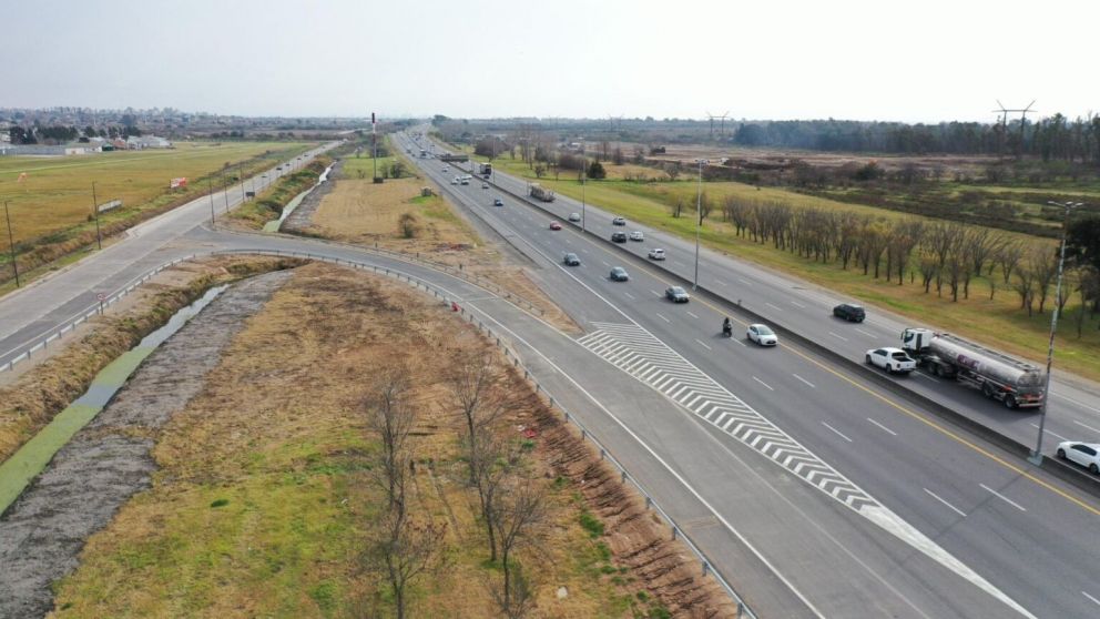 Autopista Buenos Aires-La Plata: AUBASA abrió un nuevo ramal de ingreso en Berazategui