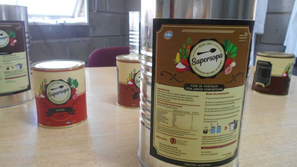 Universidad Nacional de Quilmes: reactivaron la producción de la Supersopa